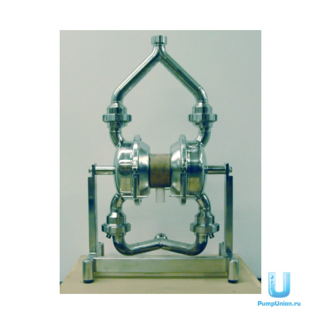 Перекачка порошковых добавок мембранным насосом DEPA DP80 SLV GGG