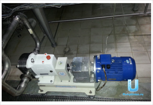 Насос для сладких сливок: перекачка сладких сливок кулачковым насосом Jec Pumps ZL